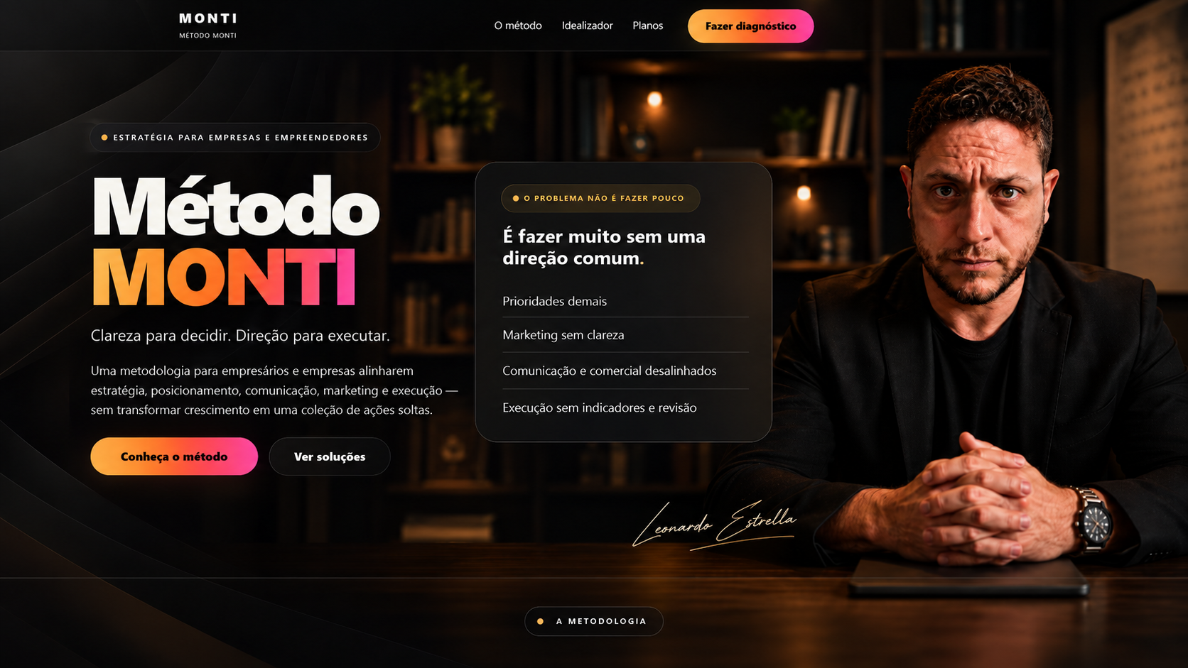Método MONTI — apresentação principal