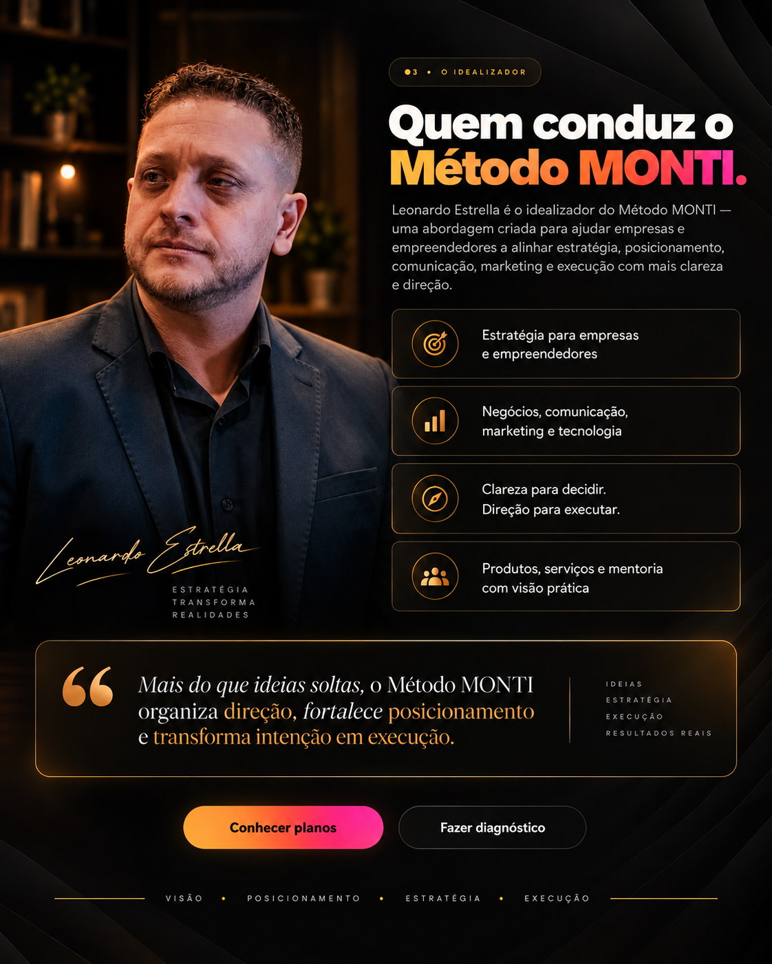 Leonardo Estrella, idealizador do Método MONTI